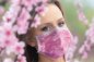 Preview: 20 Boxen je 50 Stück Medizinischer Mund-Nasenschutz im Flower-Design, Farbe wählbar