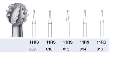 Preview: Stahl-Fräser, rostsicher (Preis gilt für 10 Stück je Größe)