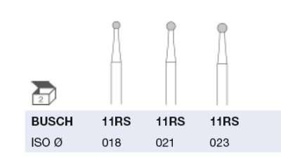 Preview: Stahl-Fräser, rostsicher (Preis gilt für 10 Stück je Größe)