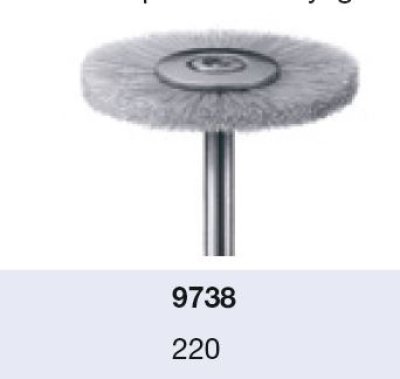 Preview: Bürsten/Schwabbel Preis gilt für 6 Stück je Artikel  in kl. Box