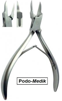 Eckenzange "Podo-Medik" 13cm Schneide 16mm schmaler Schnitt