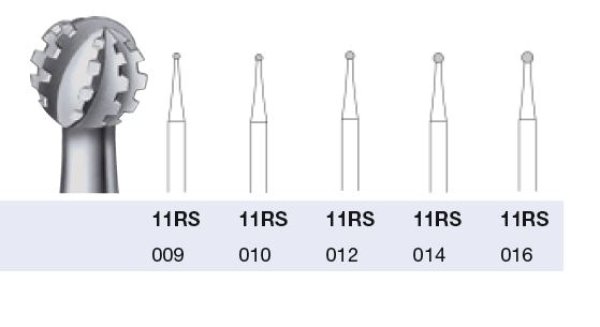 Stahl-Fräser, rostsicher (Preis gilt für 10 Stück je Größe)
