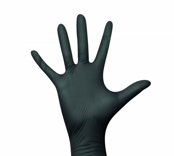 Monoart NITRIL Handschuhe 10 x Box je 100 Stück Farbe SCHWARZ Größe wählbar