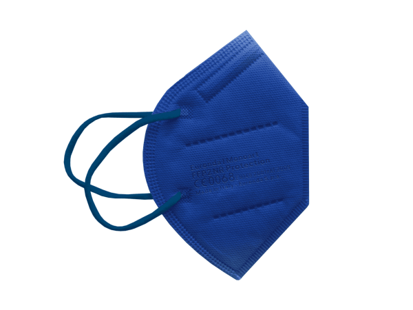 10 x Monoart FFP2 med Maske Farbe Blau, Mundschutz hergestellt in der EU, DIN EN 149