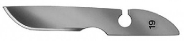 BAYHA Skalpellklingen STERIL Form Nr. 19 (Preis gültig für 2 Pakete je 144 Stk.)