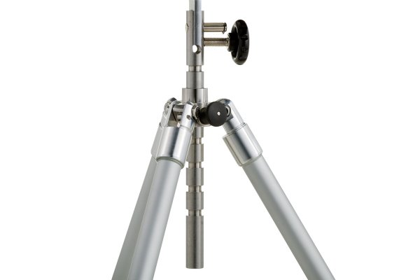 Fußstütze nur 1,1kg aus Aluminium und Edelstahl -Made in Germany- mit Tragetasche