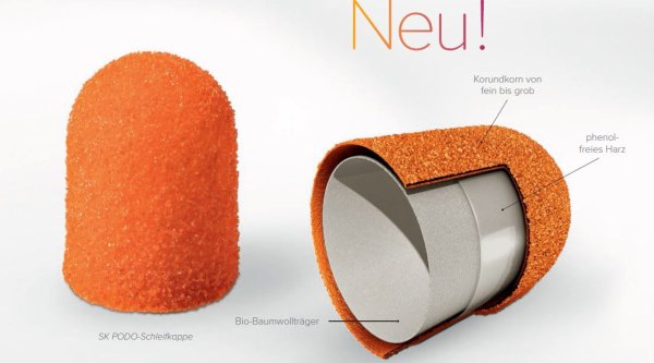 Schleifkappen SK POD0 -16mm- 500 Stück Grobe Körnung