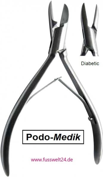 Nagelzange Diabetic "Podo-Medik" 13cm Schneide 16mm, Achtung nur noch 1 x vorhanden