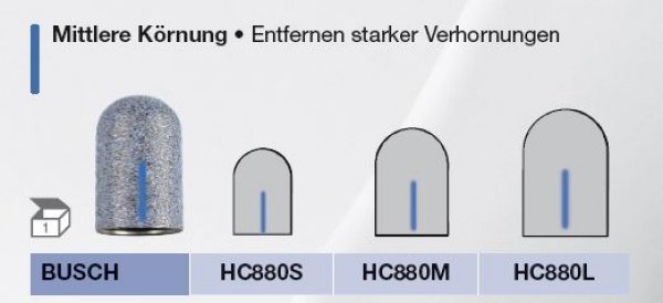 HybridCap Mittlere Körnung Größe M