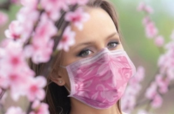 20 Boxen je 50 Stück Medizinischer Mund-Nasenschutz im Flower-Design, Farbe wählbar