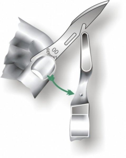 Skalpellklingen OR System 100 Stück -Wählbar Größe 1 oder 2 ! MHD 2030