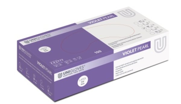 Unigloves VIOLETT PEARL Nitrilhandschuhe Größe M